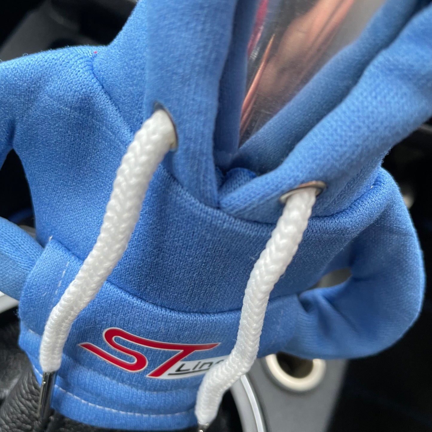 Ford ST Line Novelty Gear Stick Hoodie Blue - Retro Fast Fords