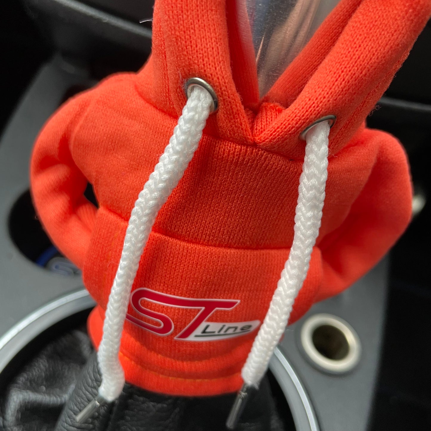 Ford ST Line Novelty Gear Stick Hoodie Orange - Retro Fast Fords
