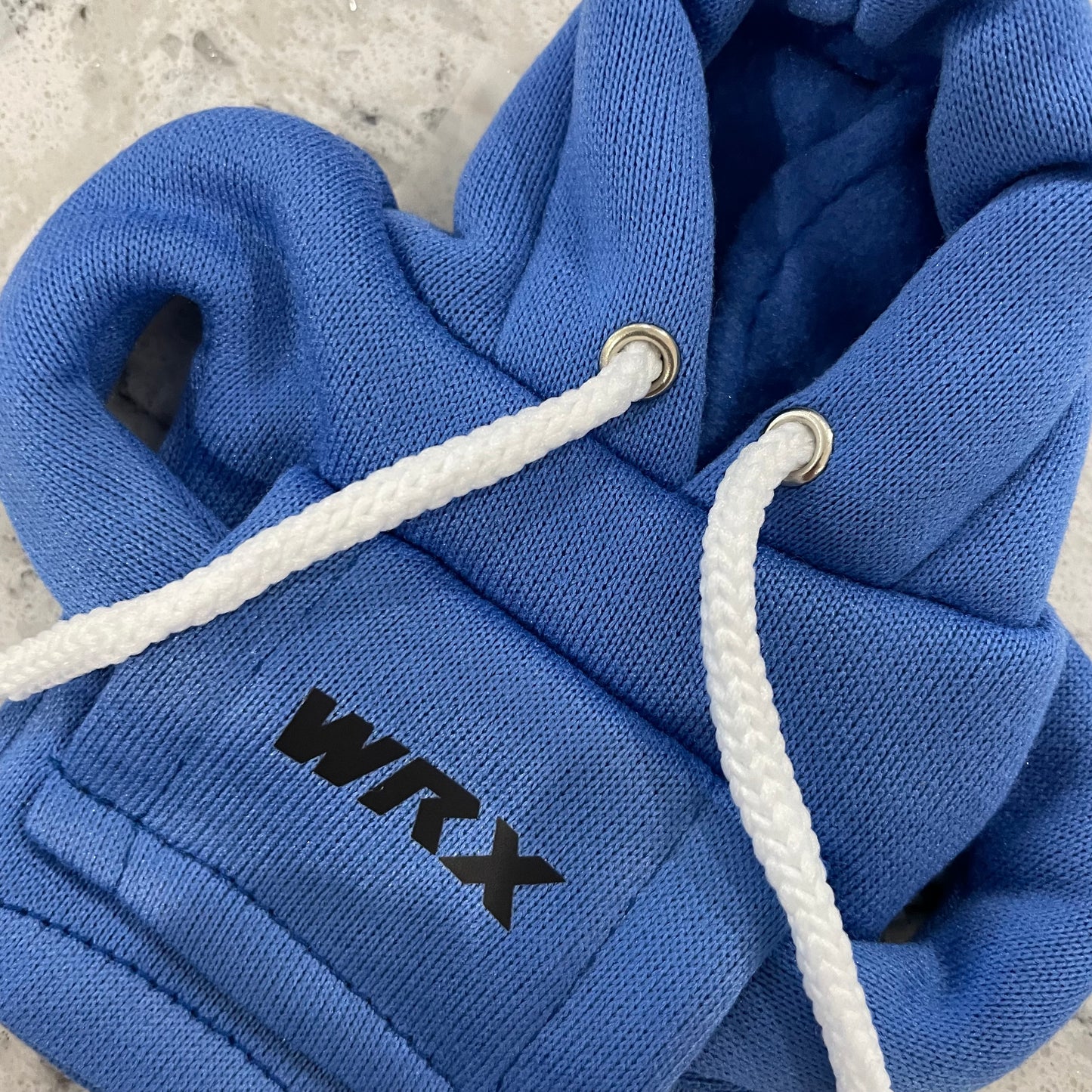 Subaru WRX Black Logo Gear Stick Hoodie Blue - Retro Fast Fords