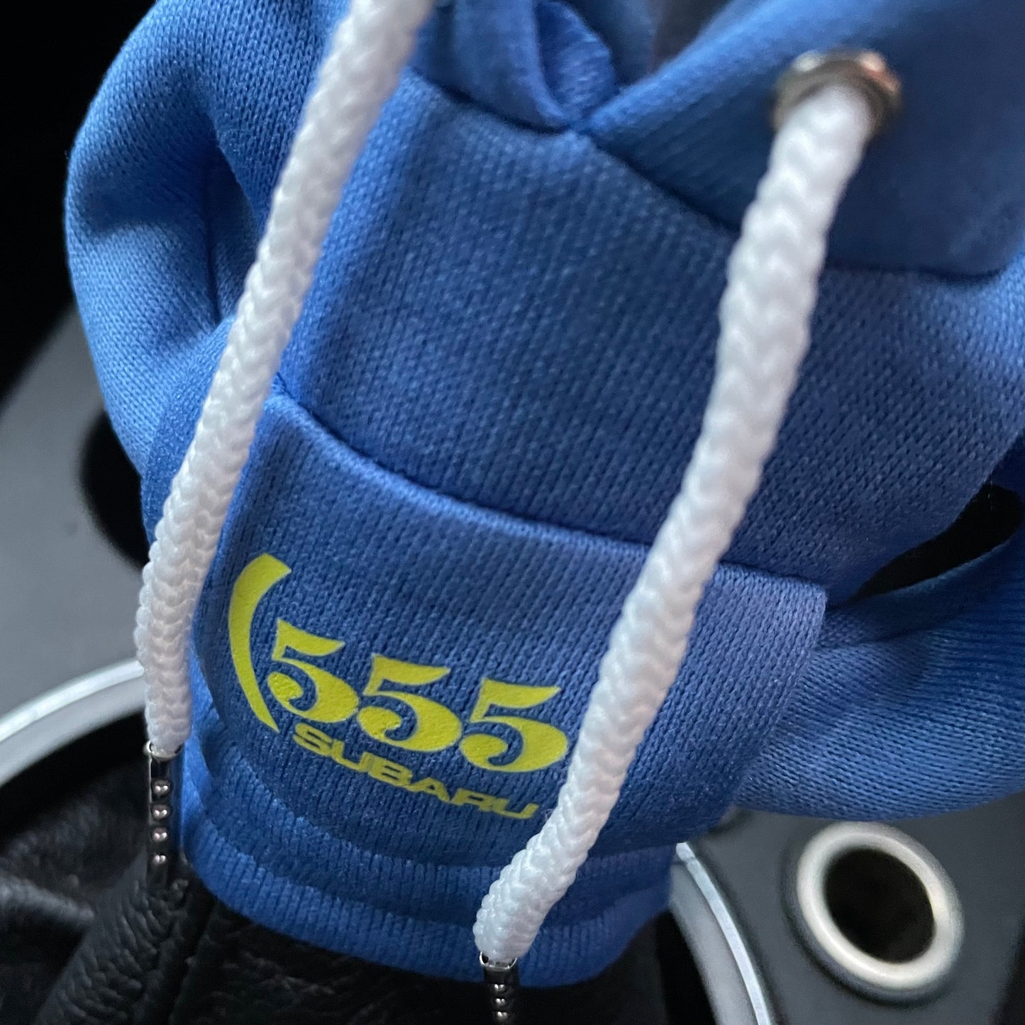 Subaru 555 Gear Stick Hoodie Blue - Retro Fast Fords