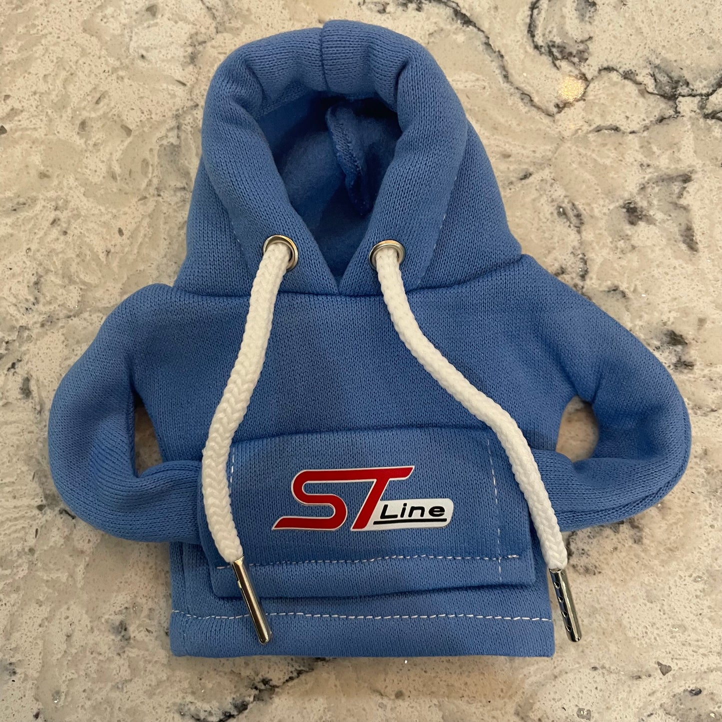Ford ST Line Novelty Gear Stick Hoodie Blue - Retro Fast Fords
