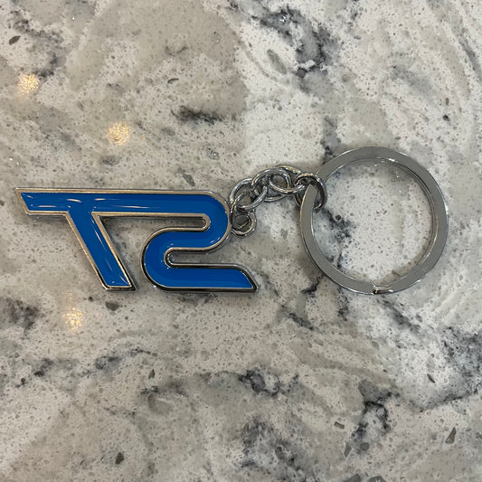 Ford ST Badge Blue Keyring - Retro Fast Fords