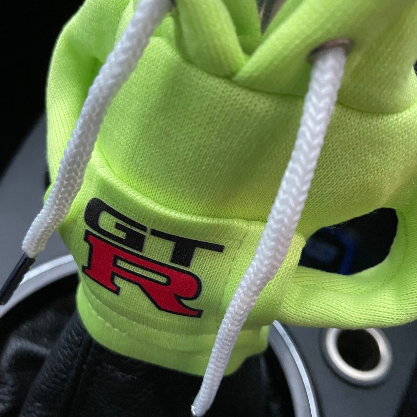 Nissan GTR Novelty Gear Stick Hoodie Green - Retro Fast Fords