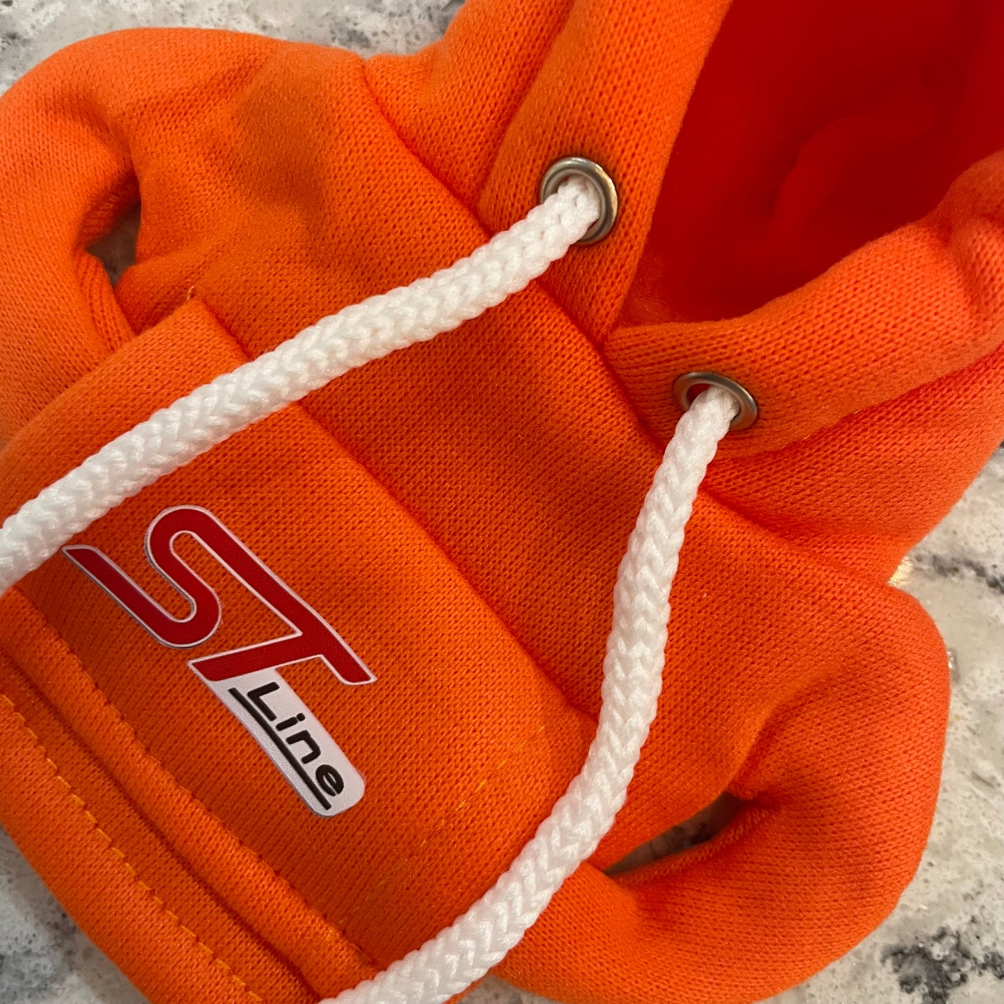 Ford ST Line Novelty Gear Stick Hoodie Orange - Retro Fast Fords