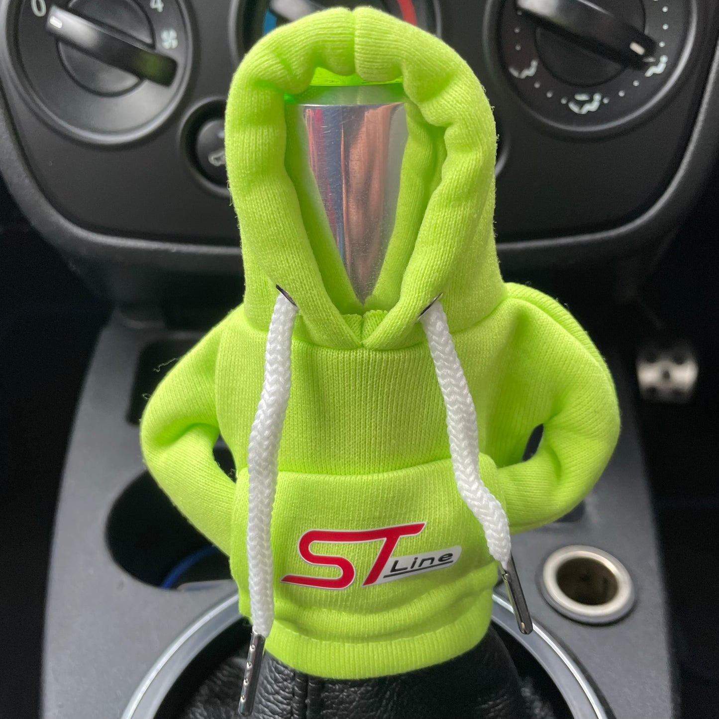 Ford ST Line Novelty Gear Stick Hoodie Green - Retro Fast Fords