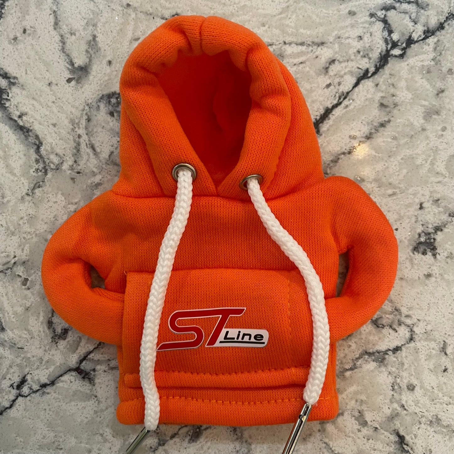 Ford ST Line Novelty Gear Stick Hoodie Orange - Retro Fast Fords