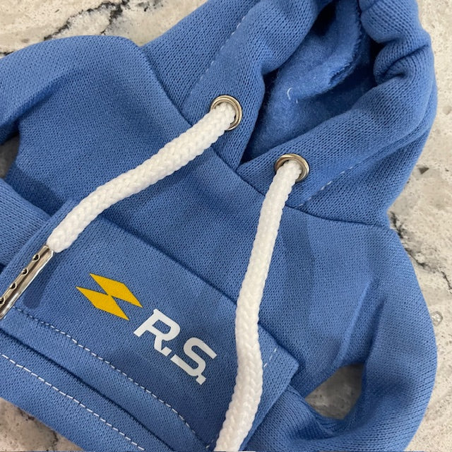 Renault Sport RS Novelty Gear Stick Hoodie Blue - Retro Fast Fords