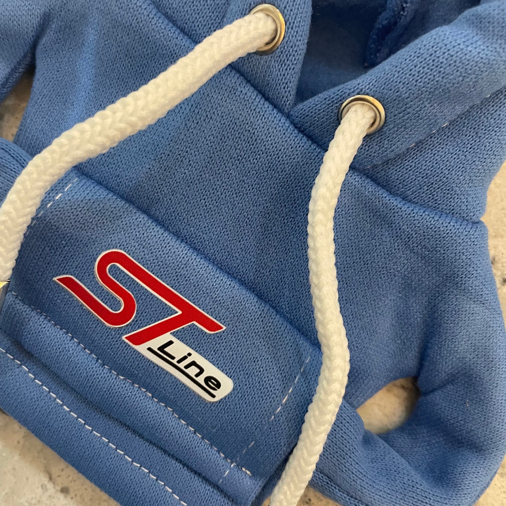 Ford ST Line Novelty Gear Stick Hoodie Blue - Retro Fast Fords