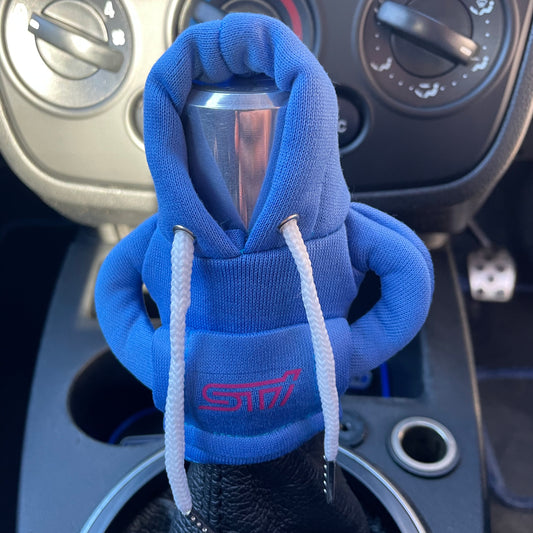 Subaru STI Gear Stick Hoodie Blue - Retro Fast Fords