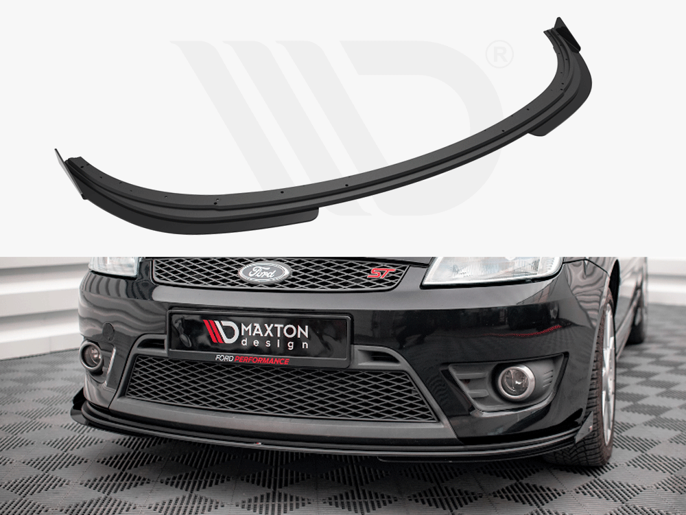 Maxton Design - STREET PRO FRONT SPLITTER V.1 + FLAPS FORD FIESTA ST MK6