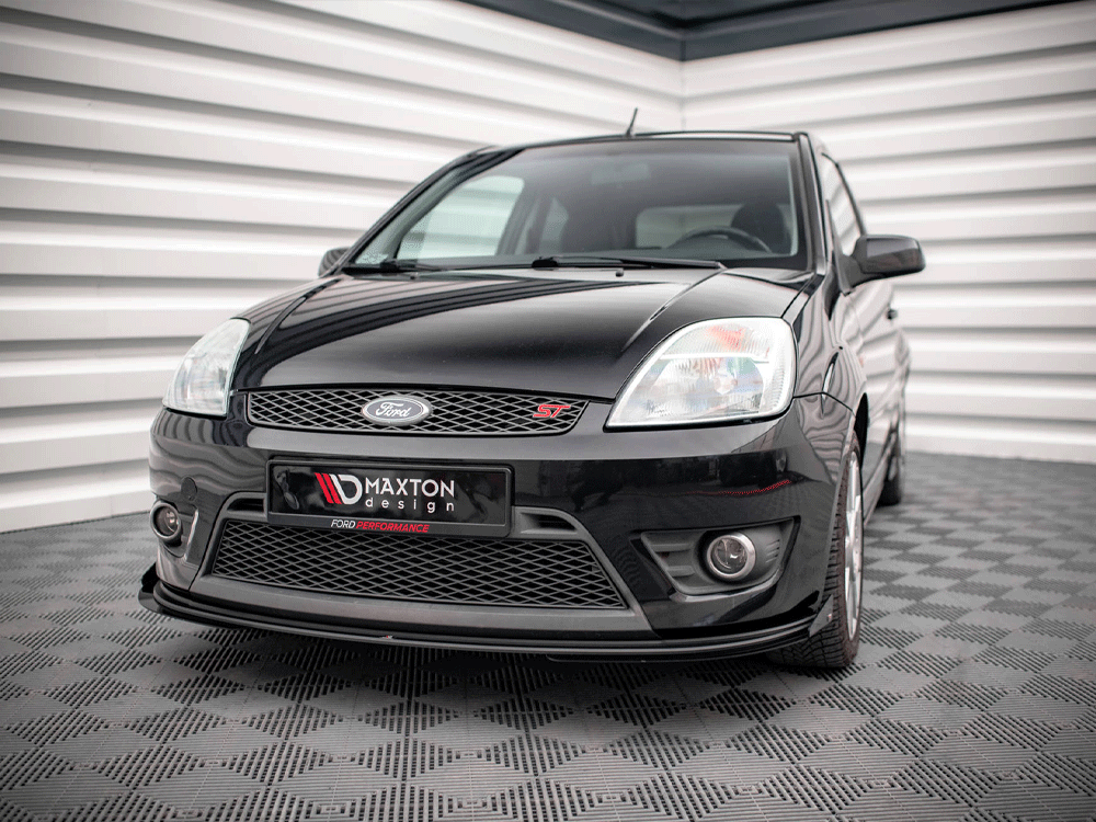 Maxton Design - STREET PRO FRONT SPLITTER V.1 + FLAPS FORD FIESTA ST MK6