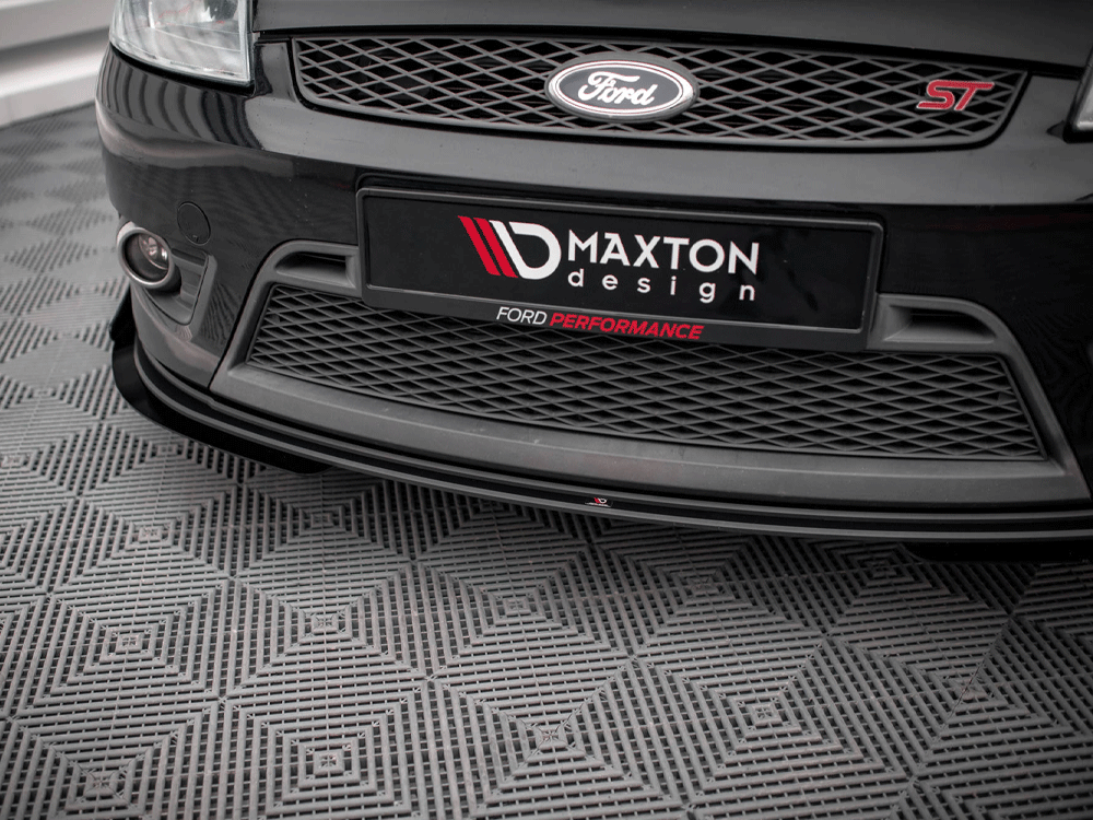 Maxton Design - STREET PRO FRONT SPLITTER V.1 + FLAPS FORD FIESTA ST MK6