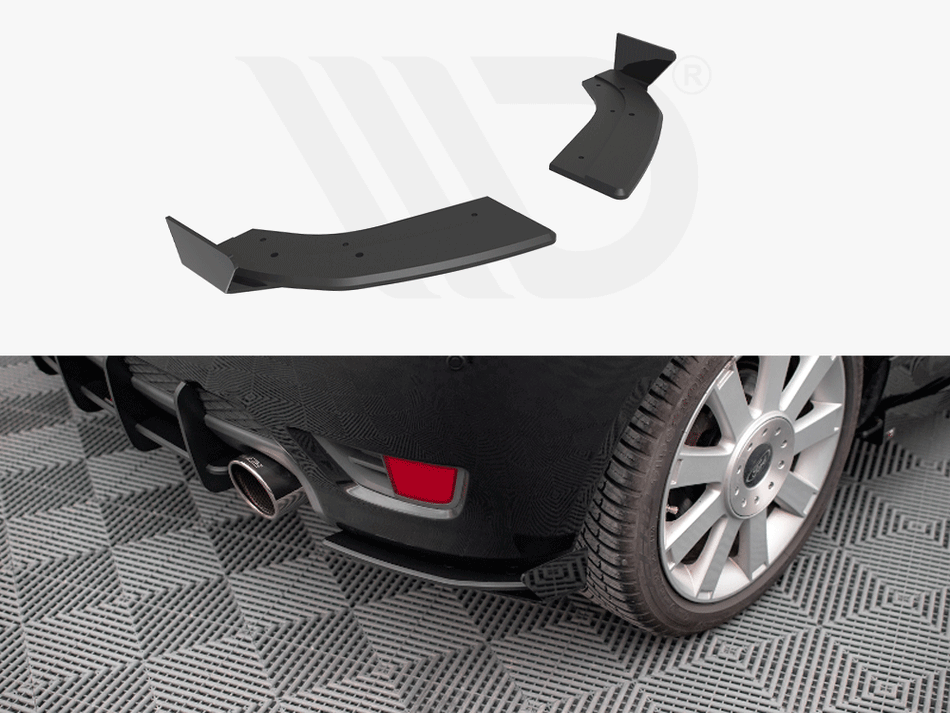 Maxton Design - STREET PRO REAR SIDE SPLITTERS + FLAPS FORD FIESTA ST MK6