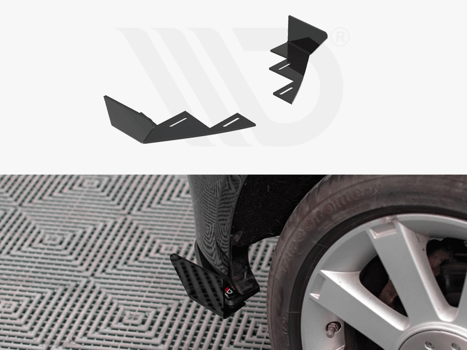 Maxton Design - REAR SIDE FLAPS FORD FIESTA ST MK6