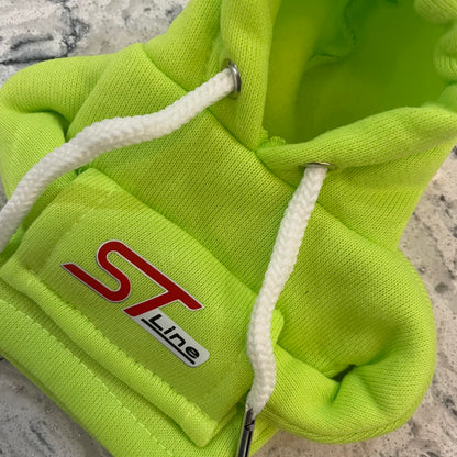 Ford ST Line Novelty Gear Stick Hoodie Green - Retro Fast Fords