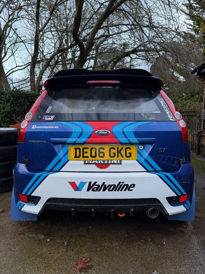 Maxton style rear spoiler extension. Gloss Carbon Fibre Effect CLEARANCE