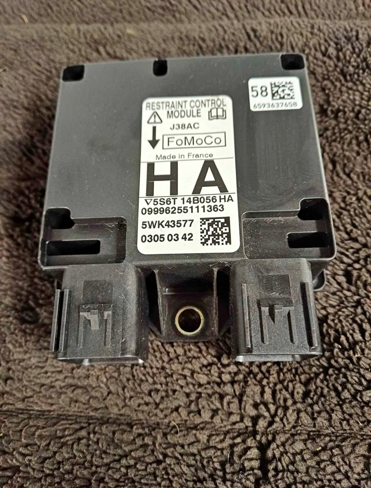 Genuine Mk6 Fiesta ST150 Airbag restraints module