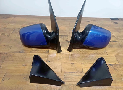 Ford Fiesta mk6 Pre Face-lift Wing mirrors & Pillar covers Performance blue & gloss black 2002-2005