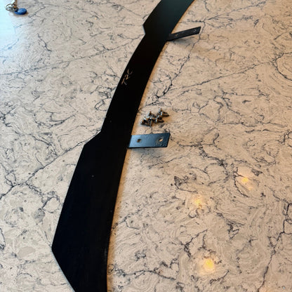 USED TRC spoiler extension. Black Aluminum CLEARANCE