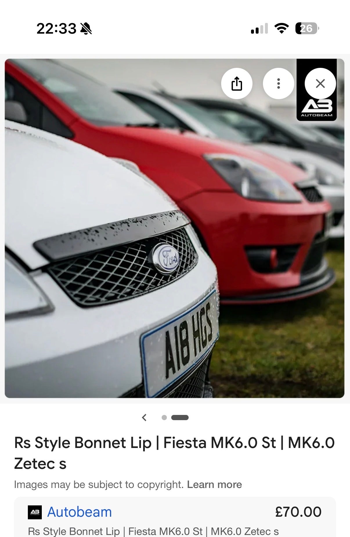 Autobeam Rs Style Bonnet Lip Gloss Black