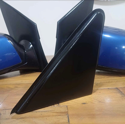 Ford Fiesta mk6 Pre Face-lift Wing mirrors & Pillar covers Performance blue & gloss black 2002-2005