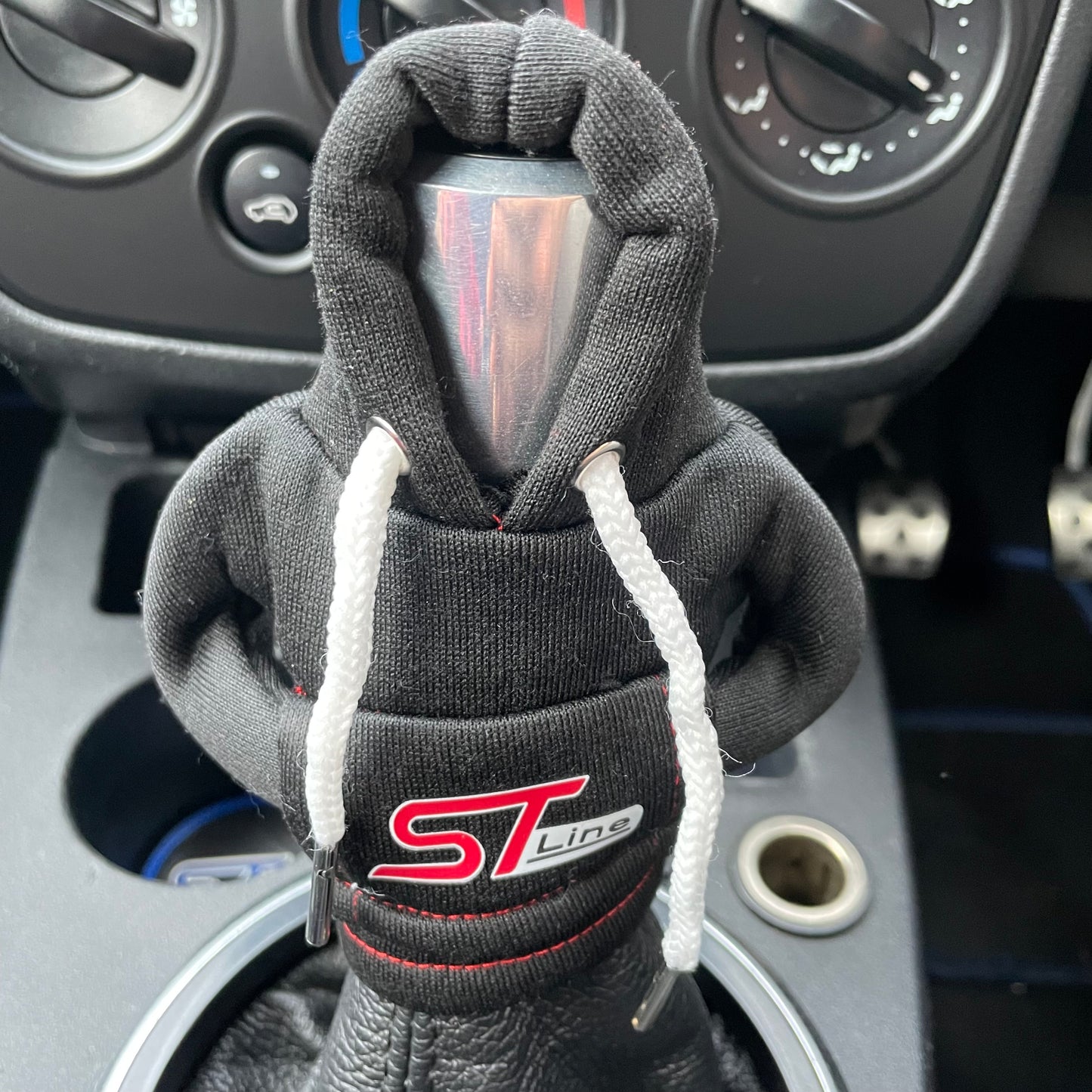 Ford ST Line Novelty Gear Stick Hoodie Black - Retro Fast Fords