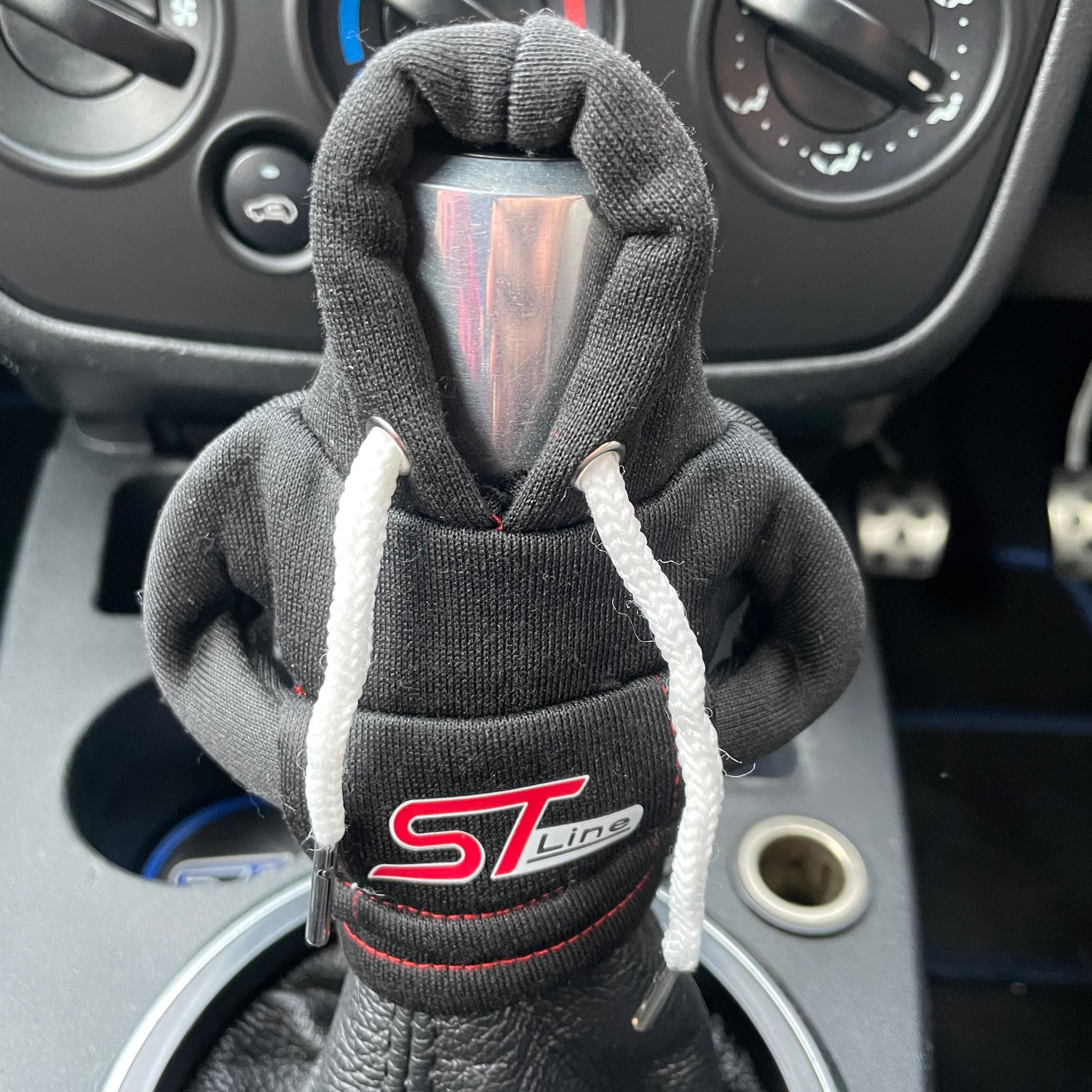 Ford ST Line Novelty Gear Stick Hoodie Black - Retro Fast Fords