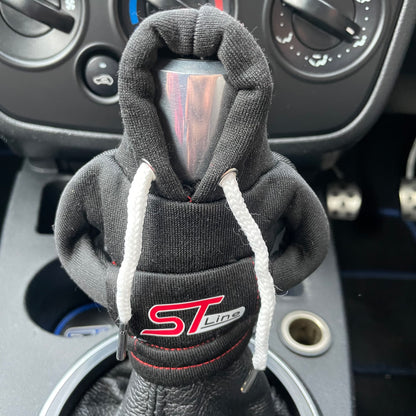 Ford ST Line Novelty Gear Stick Hoodie Black - Retro Fast Fords