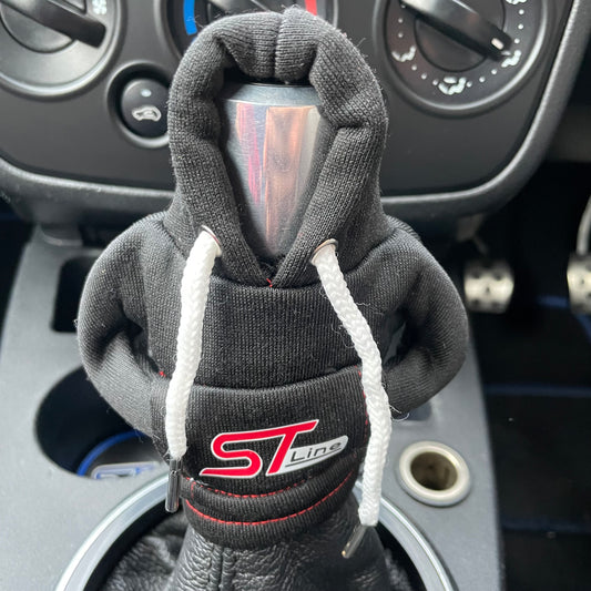 Ford ST Line Novelty Gear Stick Hoodie Black - Retro Fast Fords