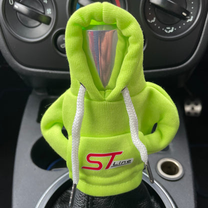 Ford ST Line Novelty Gear Stick Hoodie Green - Retro Fast Fords