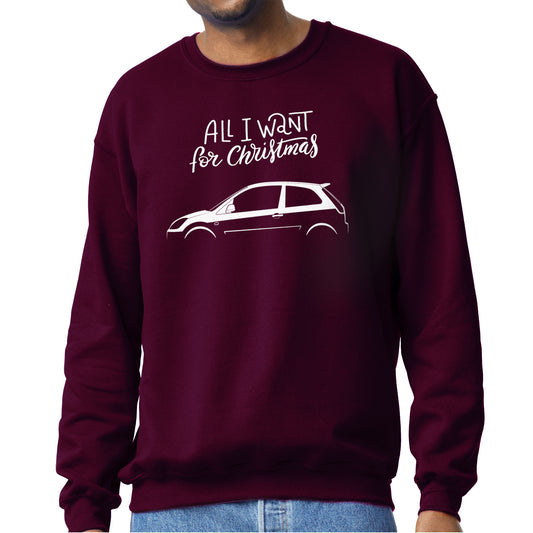 Men's Regular Fit Christmas Jumper Ford Fiesta ST150