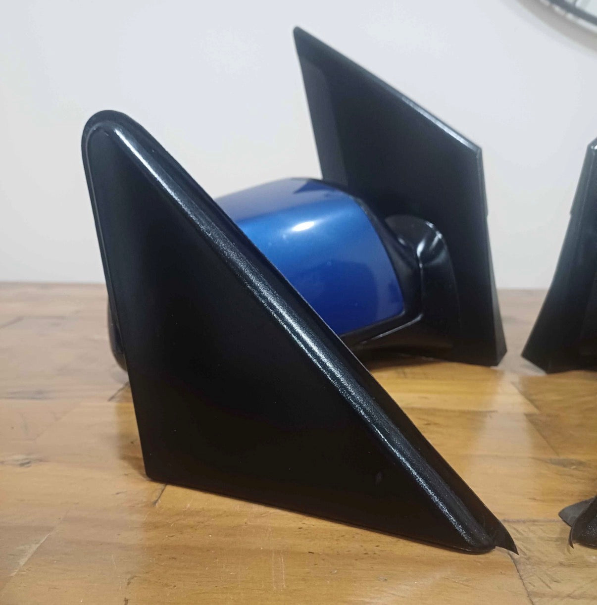Ford Fiesta mk6 Pre Face-lift Wing mirrors & Pillar covers Performance blue & gloss black 2002-2005