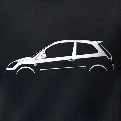 Ford Fiesta ST150 Silhouette T-Shirt by Retro Fast Fords