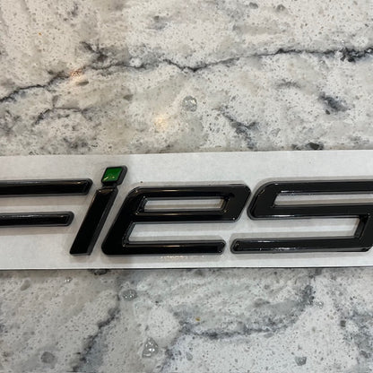 Ford Fiesta Badge Black With Green Dot, Rear Stick On - Retro Fast Fords