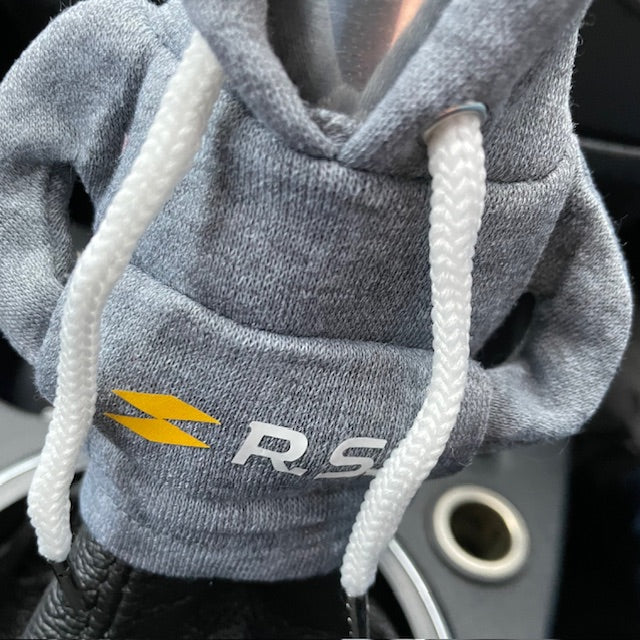 Renault Sport RS Novelty Gear Stick Hoodie Grey - Retro Fast Fords