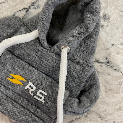 Renault Sport RS Novelty Gear Stick Hoodie Grey - Retro Fast Fords