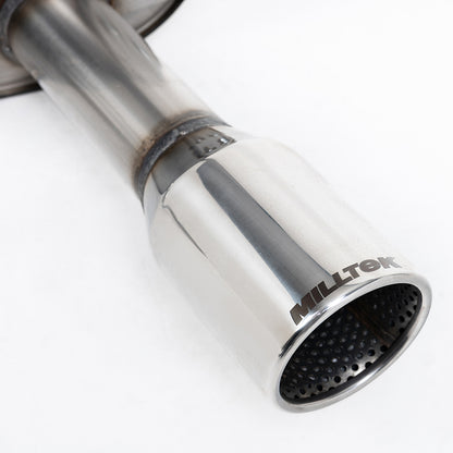 Milltek Sport Cat-back Resonated (quieter) Single 90mm Mk6 ST 150 > 2005 to 2008 Polished Tip