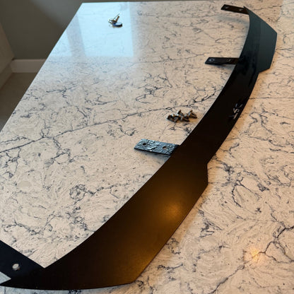 USED TRC spoiler extension. Black Aluminum CLEARANCE