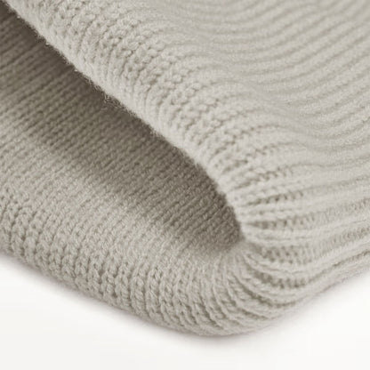 Deep-cuffed Beanie in Dusty Blue Winter Hat Retro Fast Fords