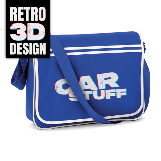 Car Stuff Royal Blue messenger bag 3D design