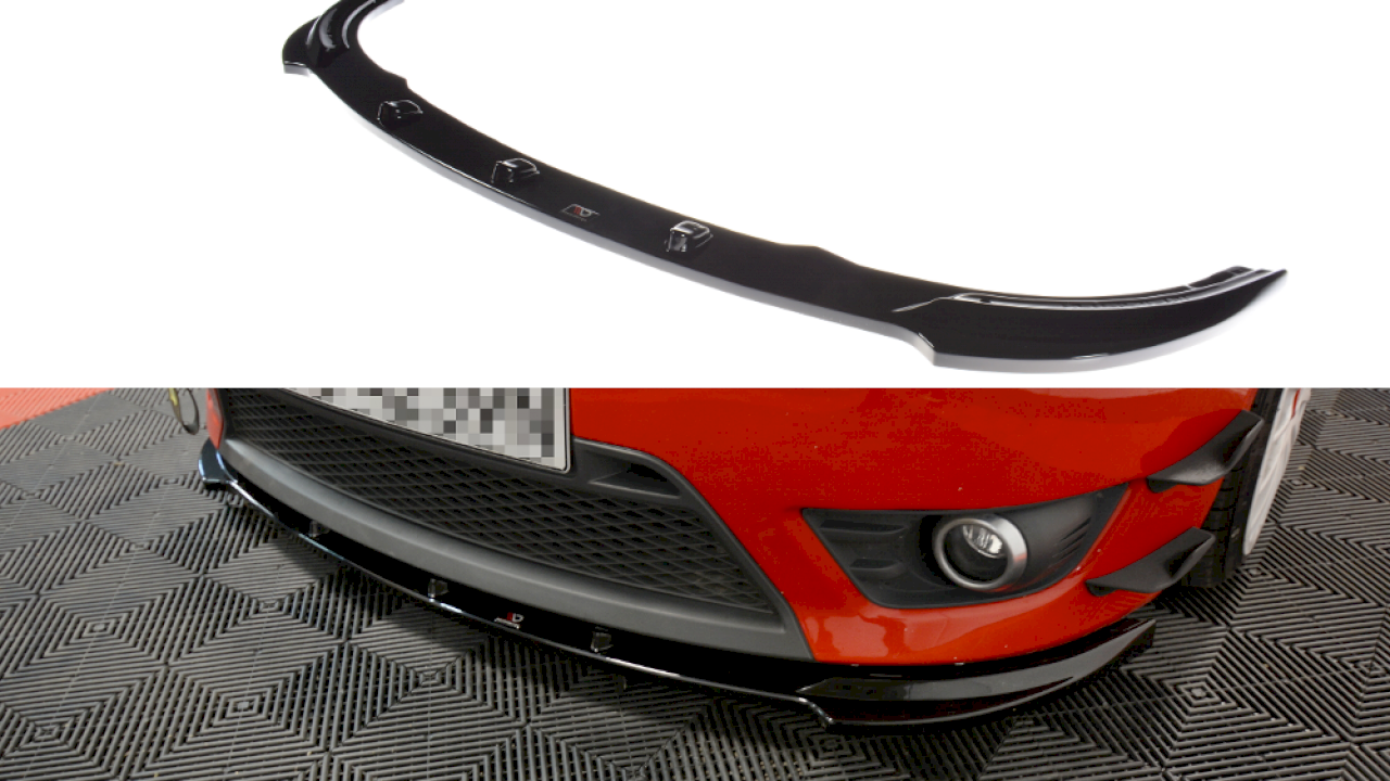 Maxton Design - FRONT SPLITTER V.1 FORD FIESTA MK 6 ST/ZETEC S (2004-2007)