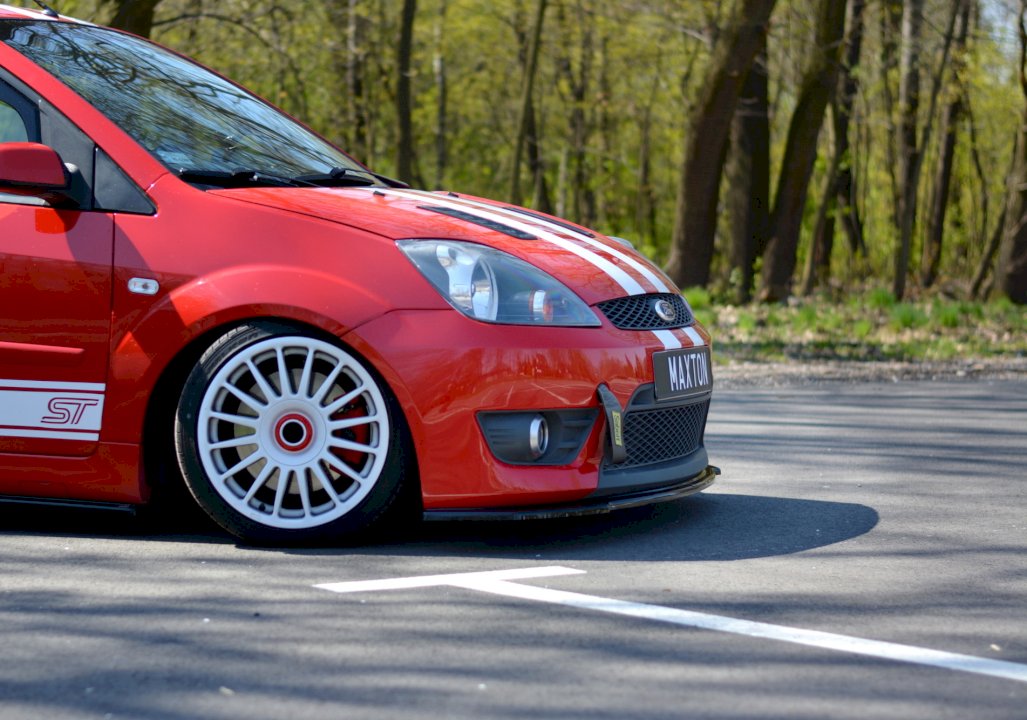 Maxton Design - FRONT SPLITTER V.2 FORD FIESTA MK 6 ST/ZETEC S (2004-2007)