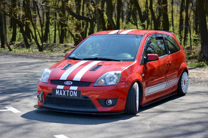 Maxton Design - FRONT SPLITTER V.2 FORD FIESTA MK 6 ST/ZETEC S (2004-2007)