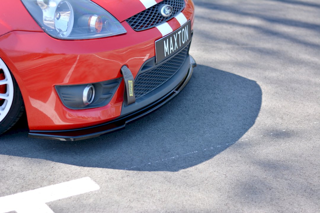 Maxton Design - FRONT SPLITTER V.2 FORD FIESTA MK 6 ST/ZETEC S (2004-2007)