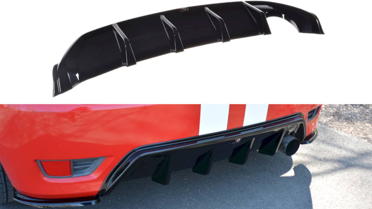 Maxton Design - REAR DIFFUSER FORD FIESTA MK 6 ST (2004-2007)