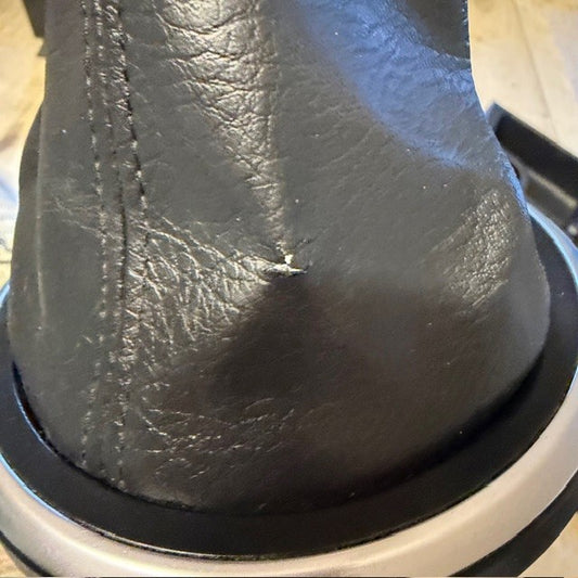 USED Leather gaiter and Trim